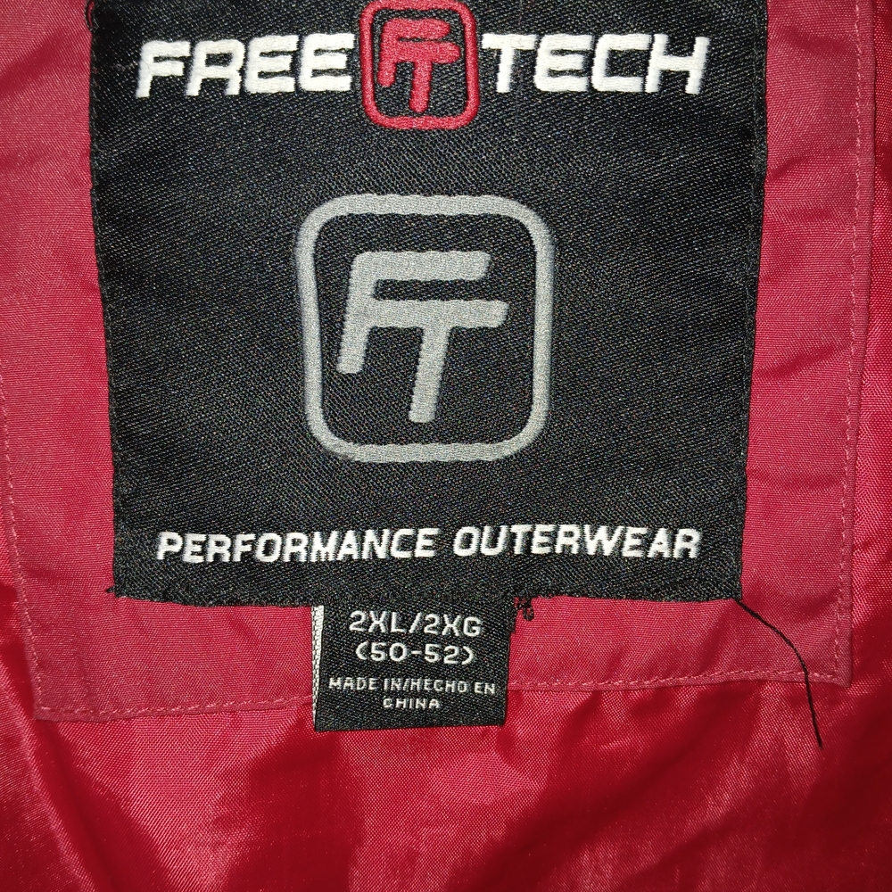 Freestyle Black and Red Performance Jacket With Removable Inner Jacket. - Picture 3 of 12